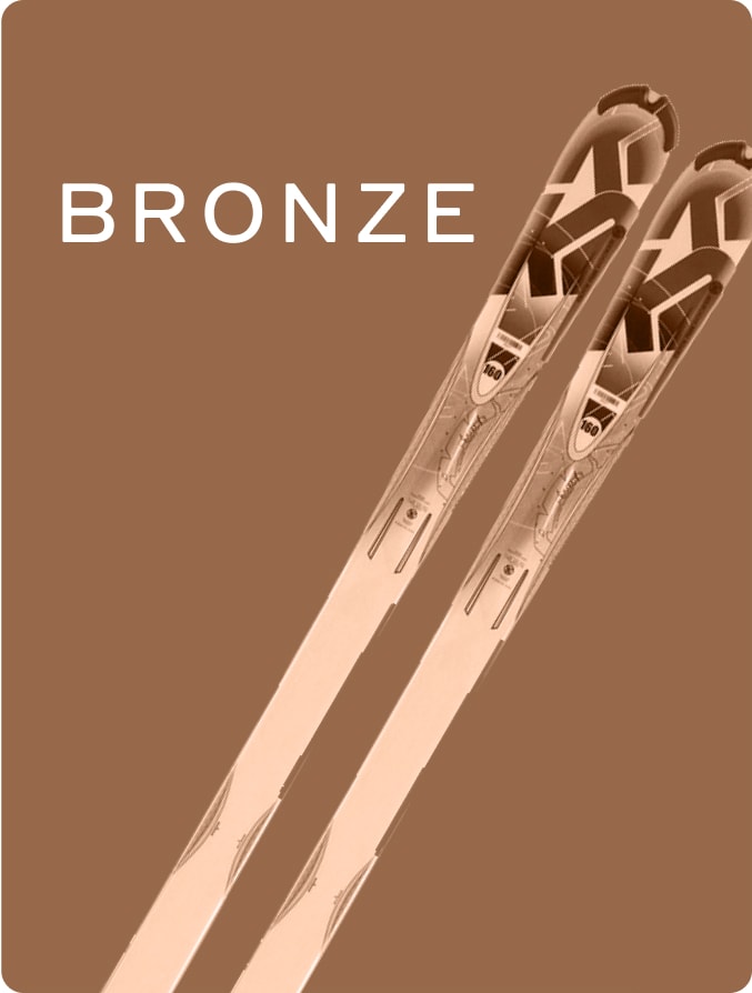 Base Mountain Sports Bronze Ski Rental Package